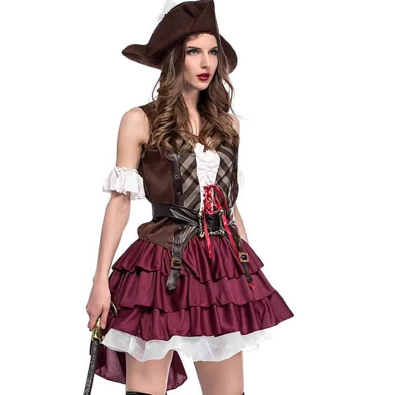 Woman Halloween Pirate Costume