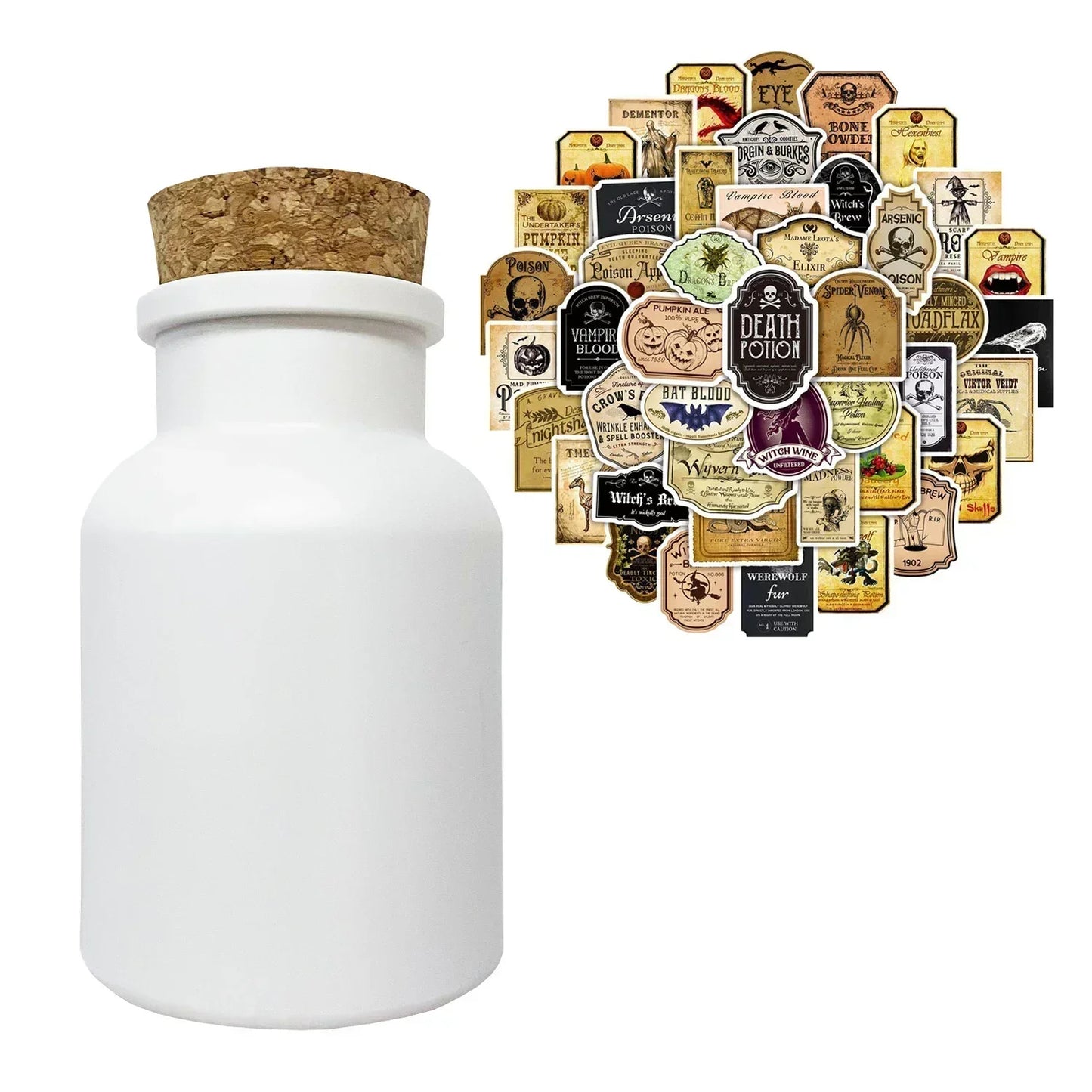 Halloween Apothecary Potion Bottles