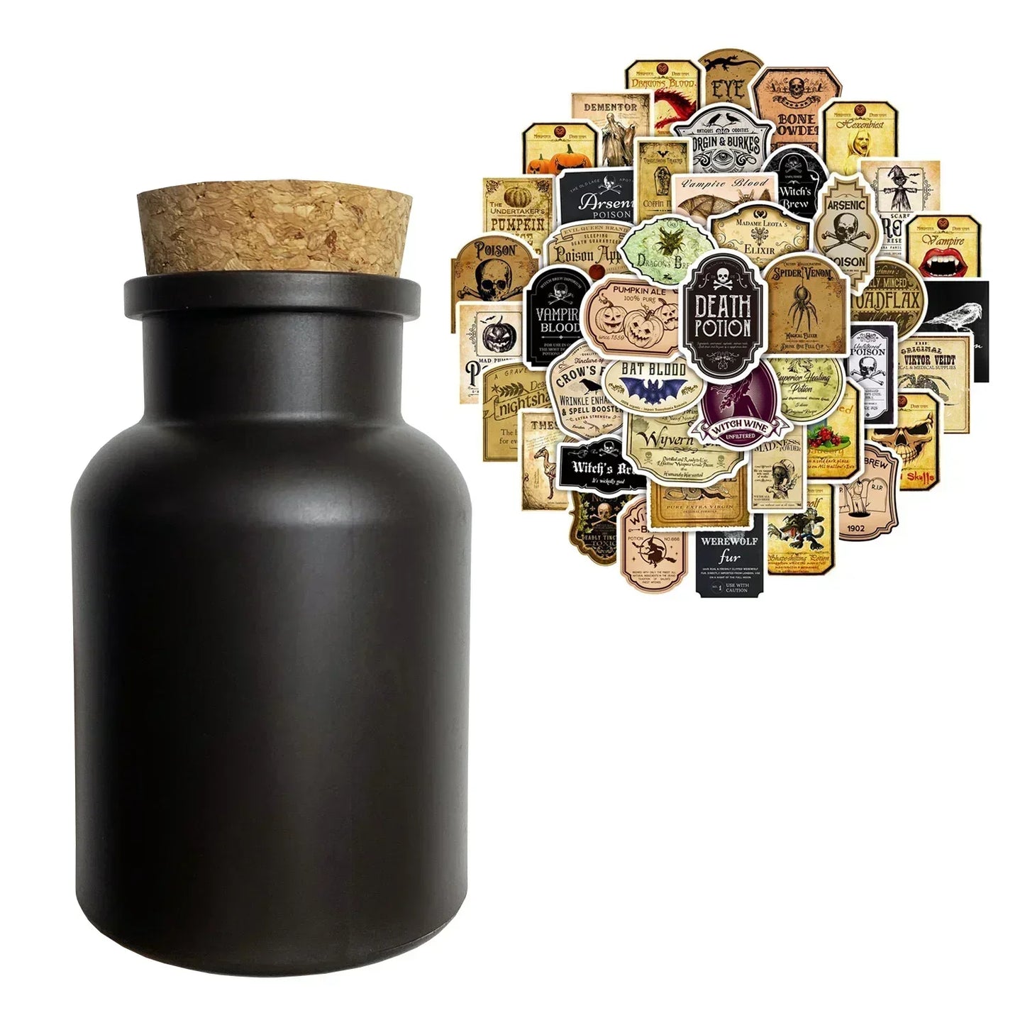 Halloween Apothecary Potion Bottles