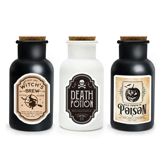 Halloween Apothecary Potion Bottles